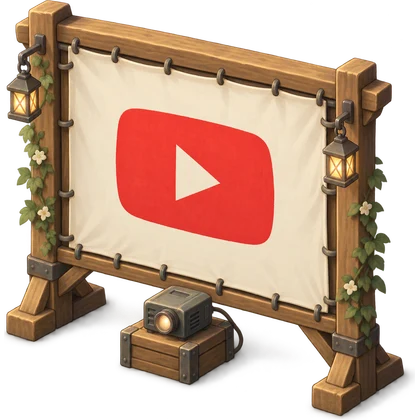 A miniature YouTube cinema
